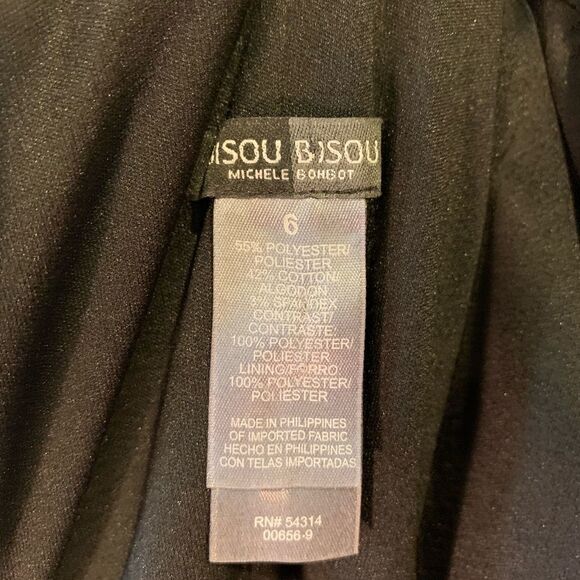 Bisou Bisou black cocktail dress - Picture 4 of 5